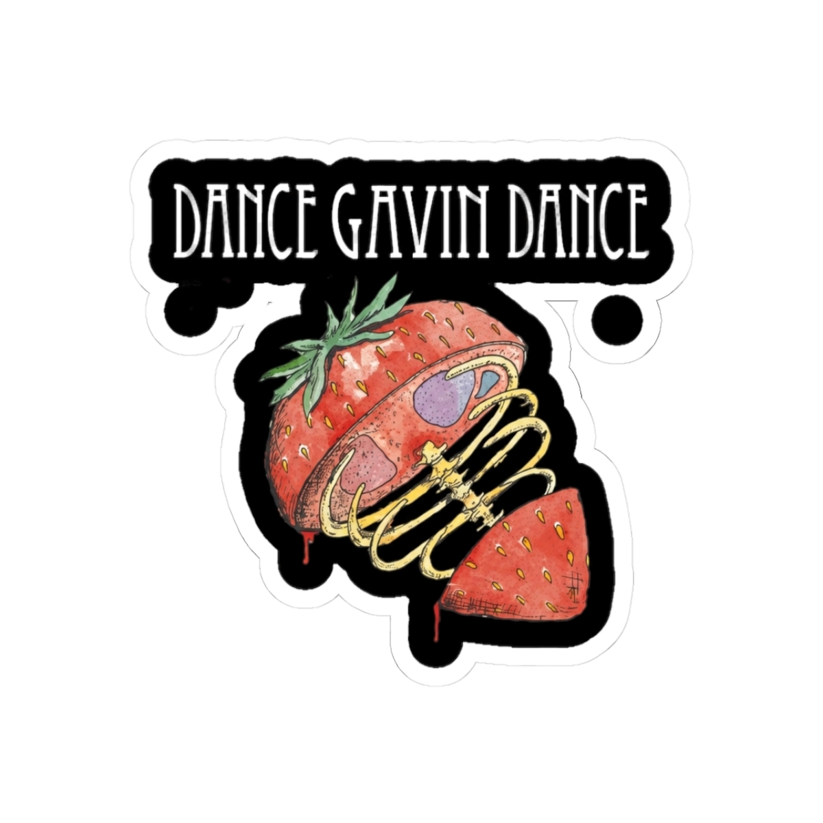 Dance Gavin Dance Band Sticker | Gavin Adcock - Official stickers merchandise
