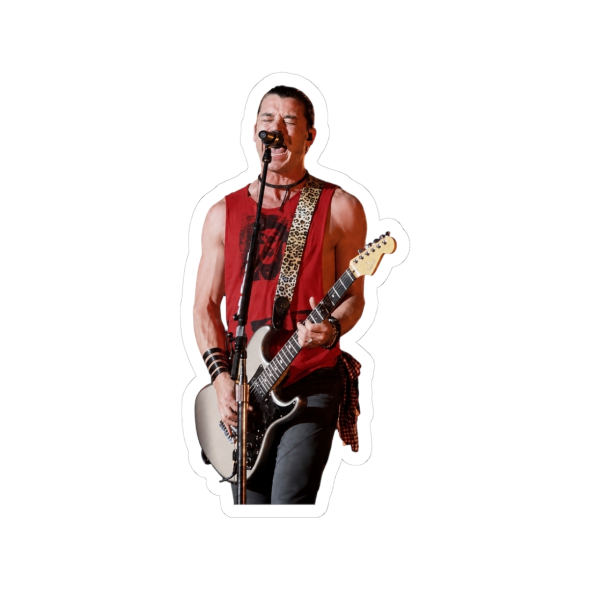Gavin Rossdale Photograph Sticker | Gavin Adcock - Official stickers merchandise