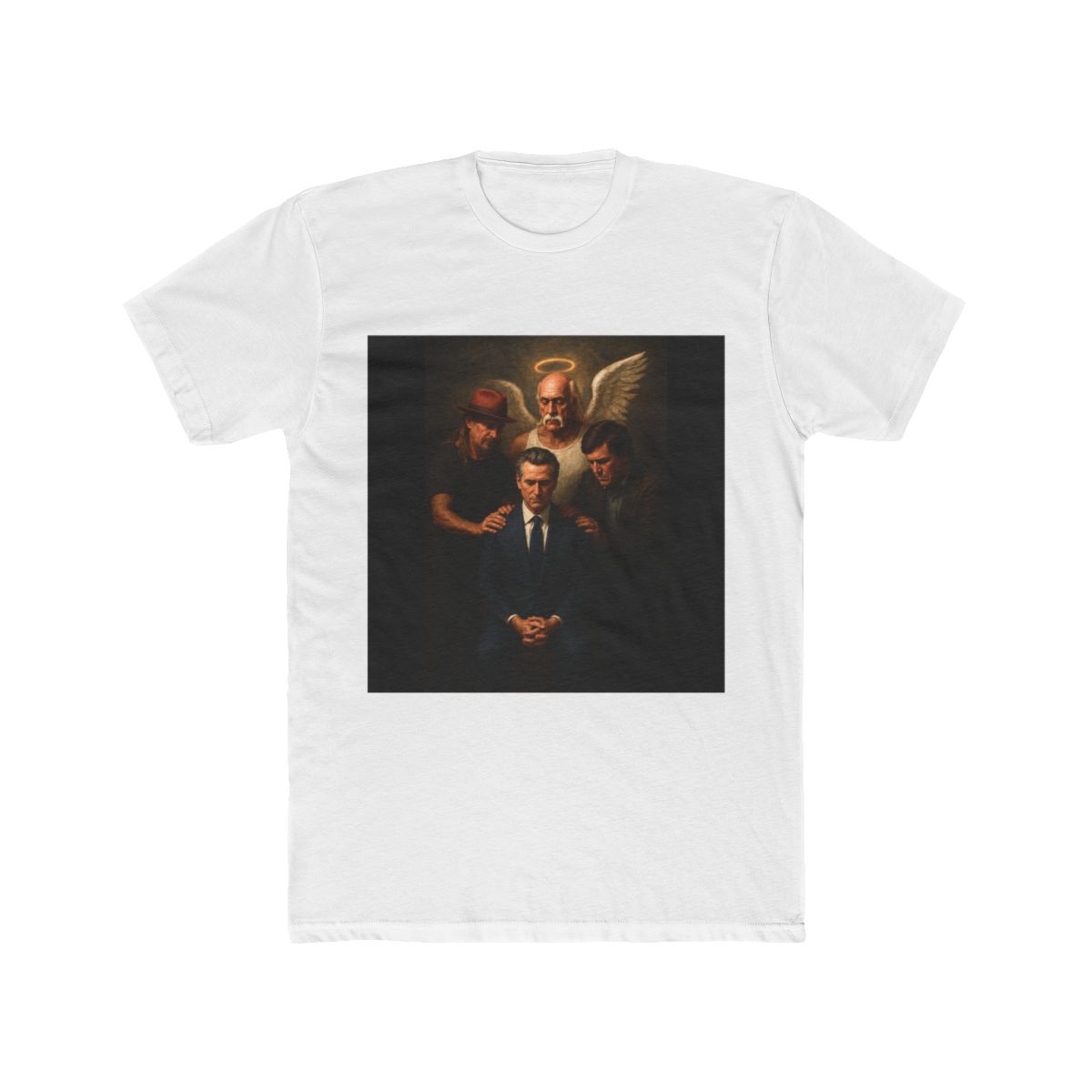 Gavin Newsom Meme - Hulk Hogan Tucker Carloson Kid Rock Meme - Political Satire - Subtle Anti Trump T Shirt | Gavin Adcock - Official t-shirts merchandise