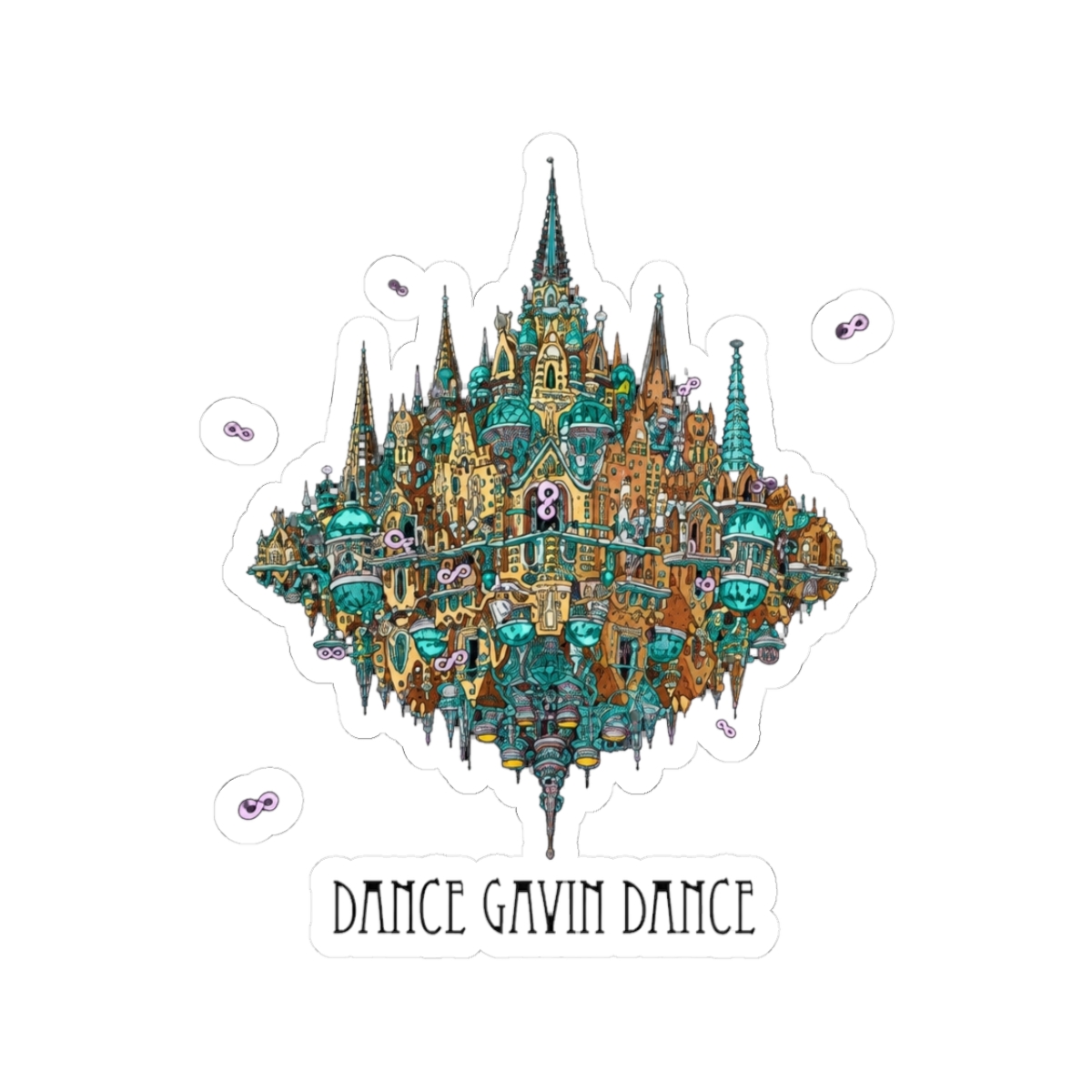 Dance Gavin Dance Pantheon Sticker | Gavin Adcock - Official stickers merchandise