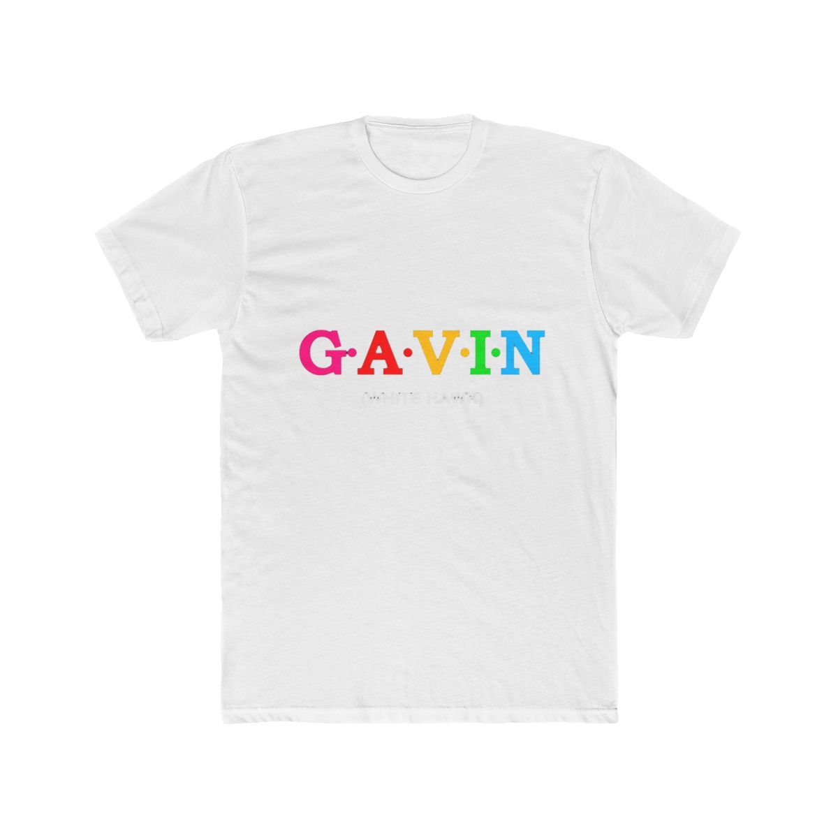 Gavin - White Hawk. T Shirt | Gavin Adcock - Official t-shirts merchandise