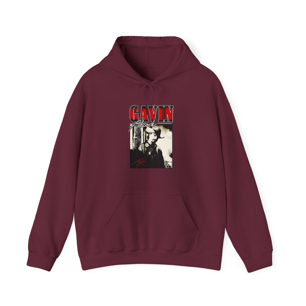 Gavin Adcock signature portrait country music shirt, hoodie, sweater, long sleeve and Hoodie - alternate angle 3, merchandise