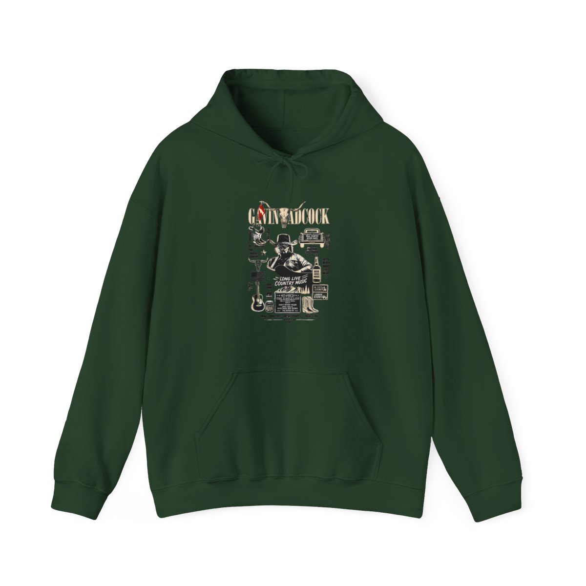 Gavin Adcock long live country music outlaw spirit shirt, hoodie, sweater, long sleeve and Hoodie