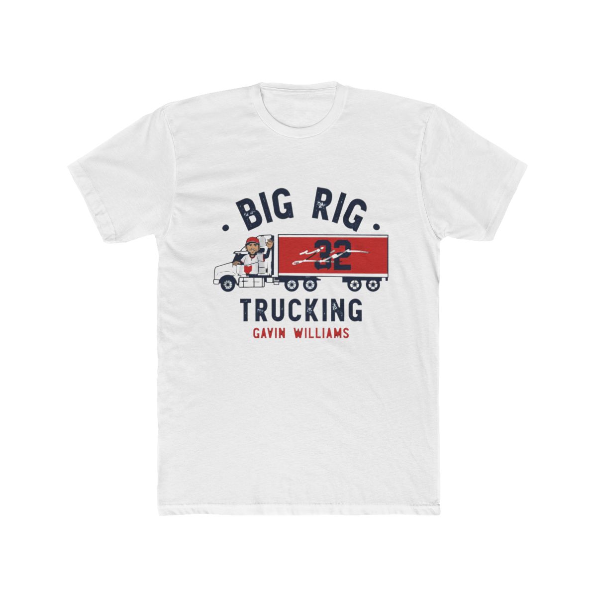 Gavin Williams The Big Rig T Shirt | Gavin Adcock - Official t-shirts merchandise