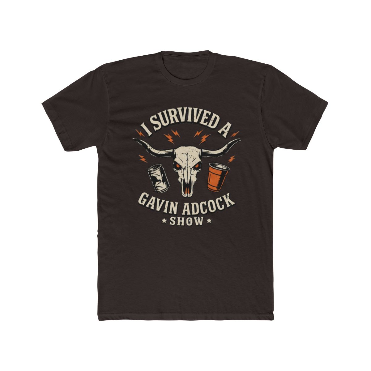 I Survived A Gavin Adcock Show Coozie - alternate angle 3, merchandise