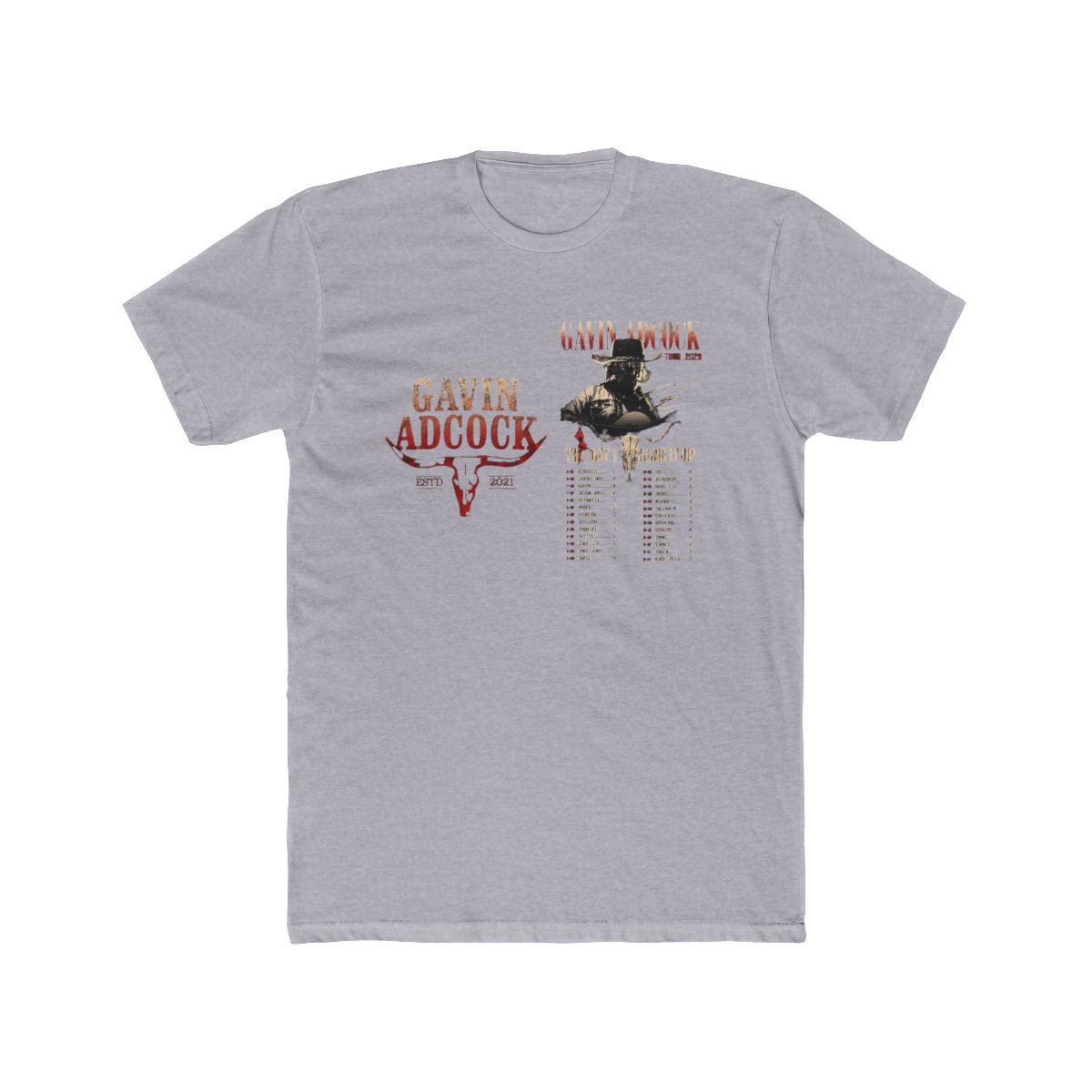 Gavin Adcock Tour 2026 The Day I Hang It Up TShirt - theprintfast